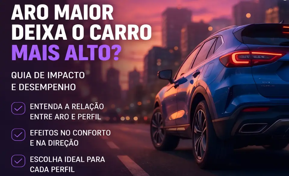 Aro Maior Deixa o Carro Mais Alto?
